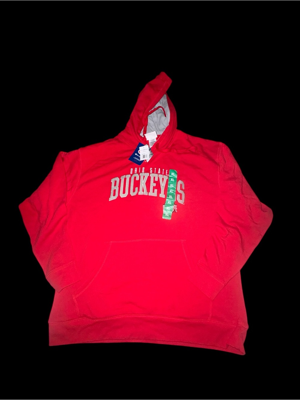 New men’s Ohio State Buckeyes Red Hoodie XL